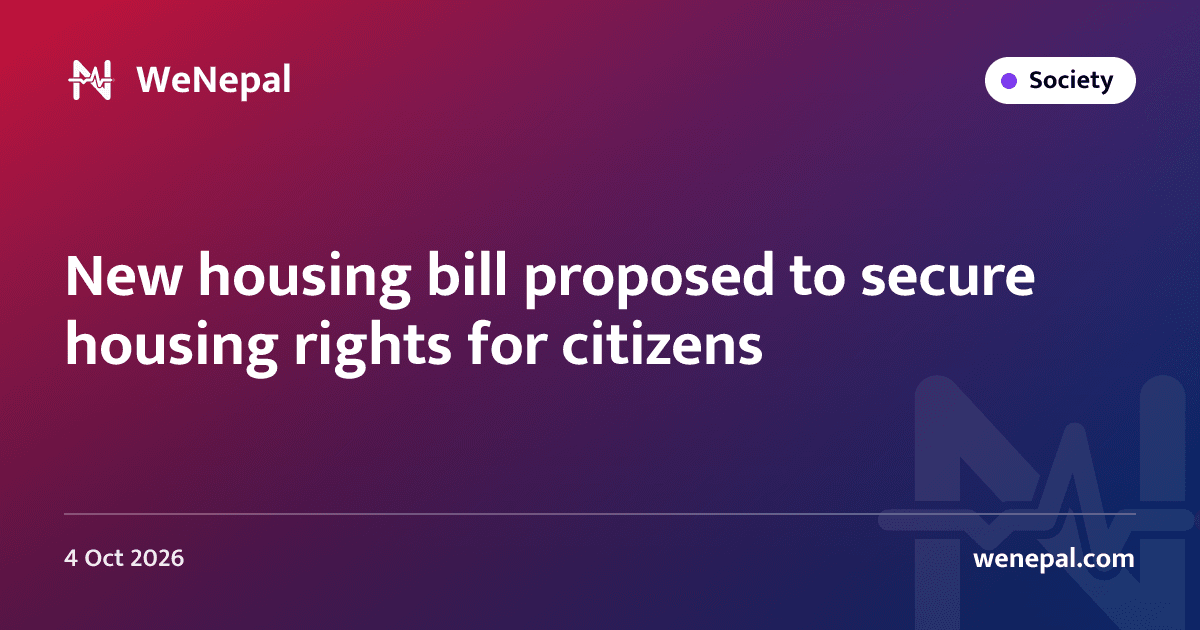 New building bill proposes housing rights and free construction materials