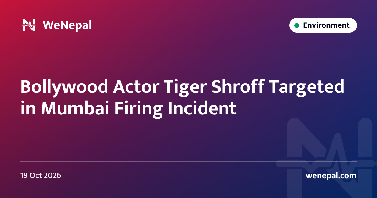 Bollywood Actor Tiger Shroff Targeted in Mumbai Firing Incident