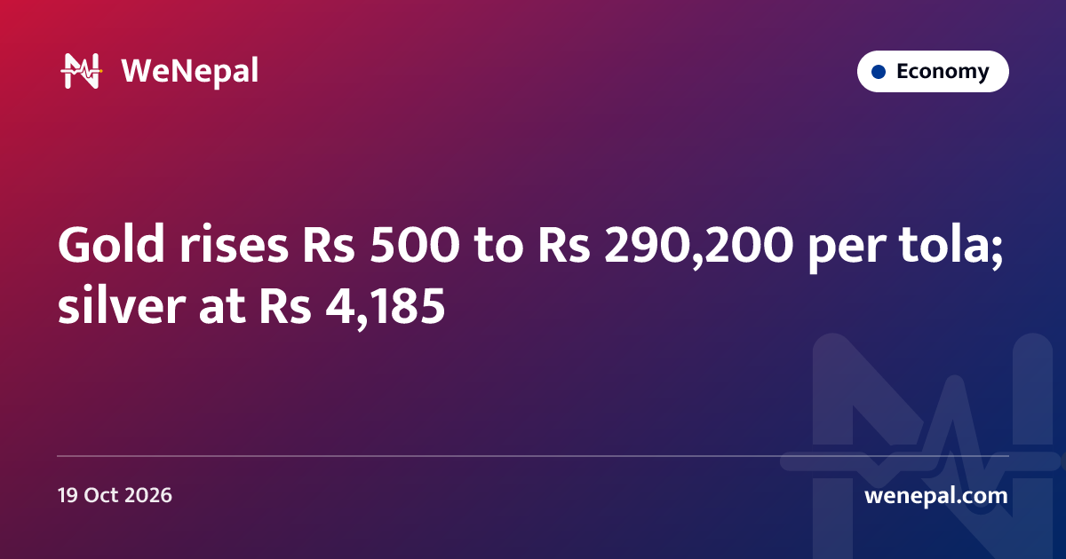 Gold rises Rs 500 to Rs 290,200 per tola; silver at Rs 4,185