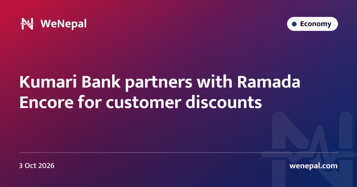 Kumari Bank partners with Ramada Encore for customer discounts