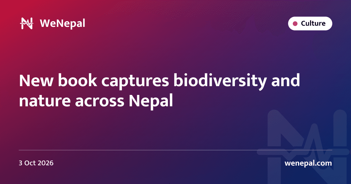 New book captures biodiversity and nature across Nepal