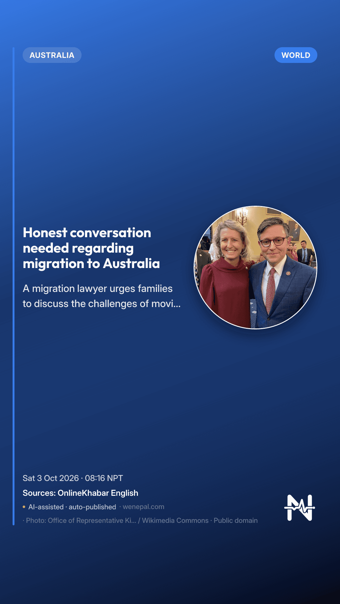 Honest conversation needed regarding migration to Australia