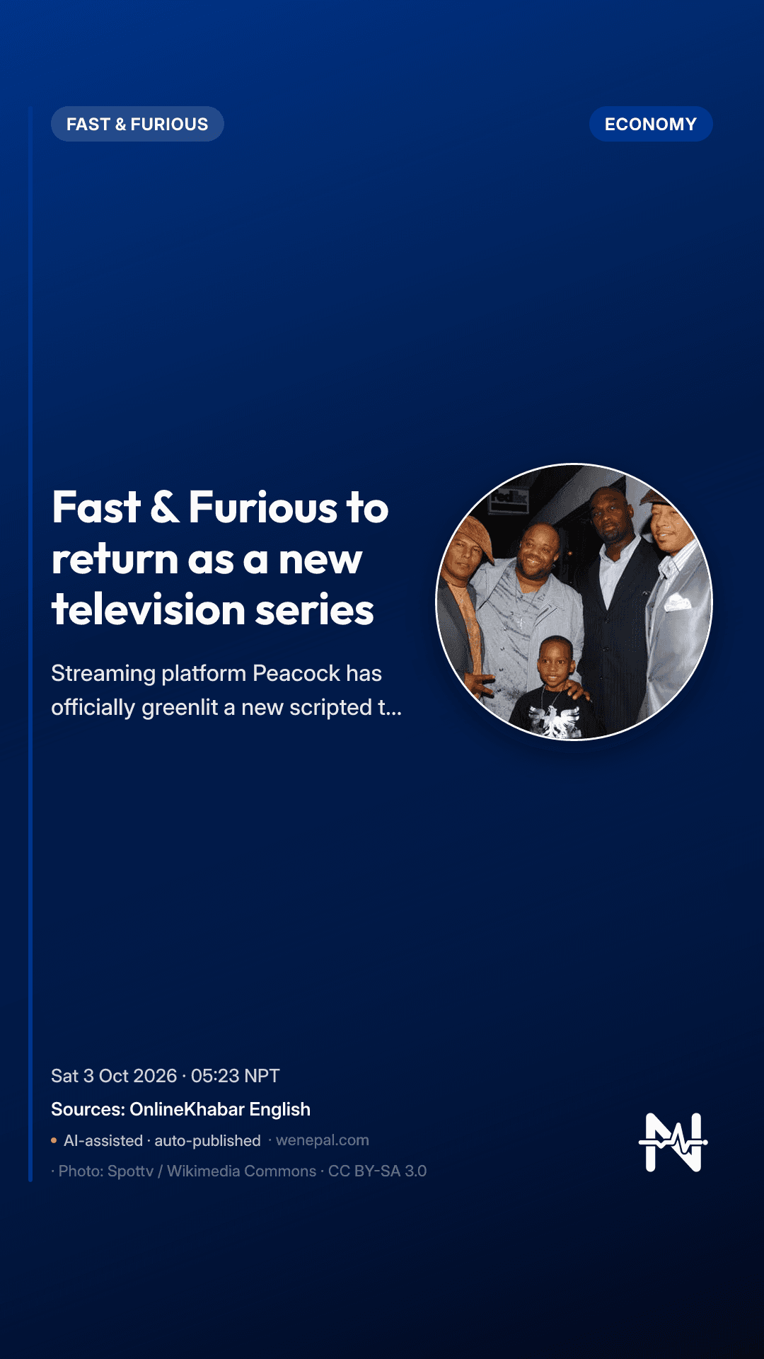Fast & Furious to return as a new television series