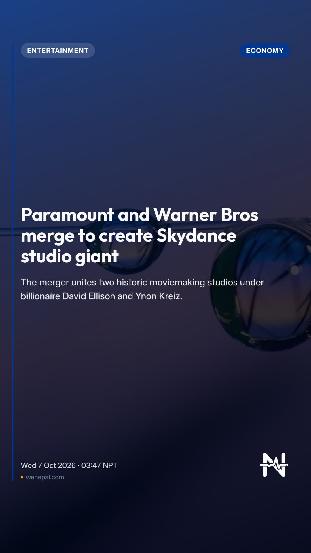 Paramount and Warner Bros merge to create Skydance studio giant