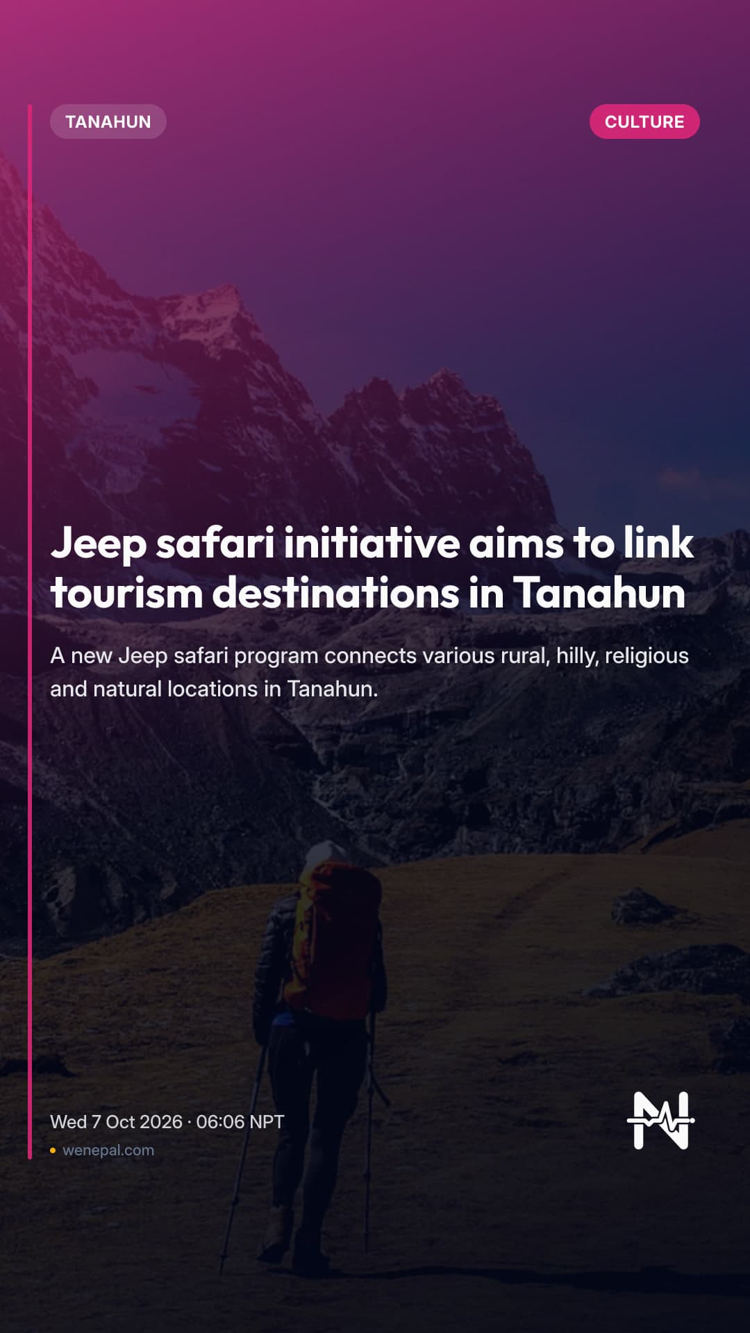 Jeep safari initiative aims to link tourism destinations in Tanahun