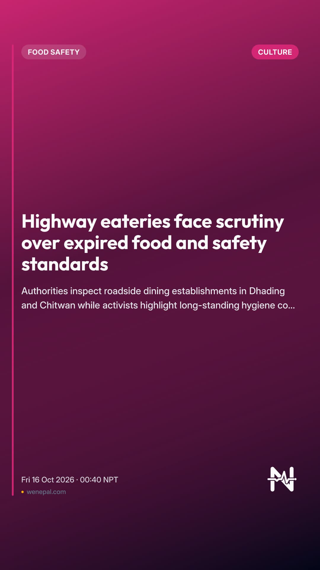 Highway eateries face scrutiny over expired food and safety standards