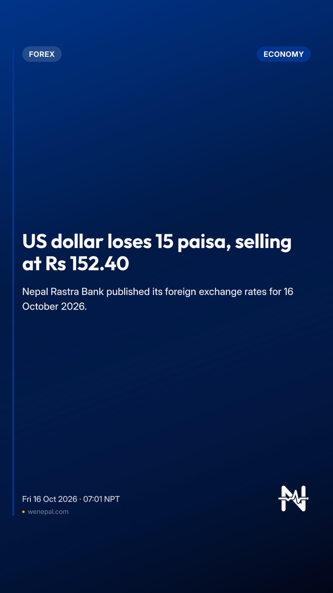 US dollar loses 15 paisa, selling at Rs 152.40