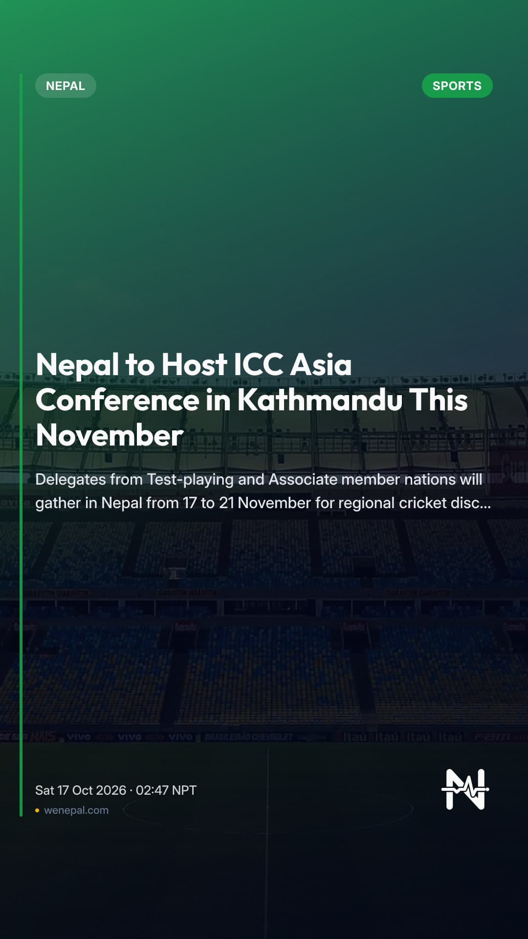 Nepal to Host ICC Asia Conference in Kathmandu This November