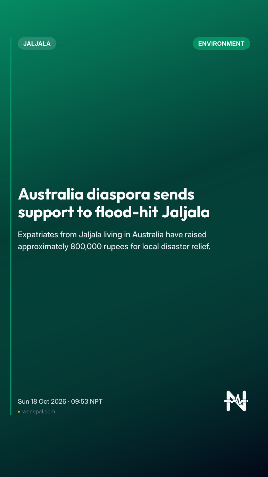 Australia diaspora sends support to flood-hit Jaljala