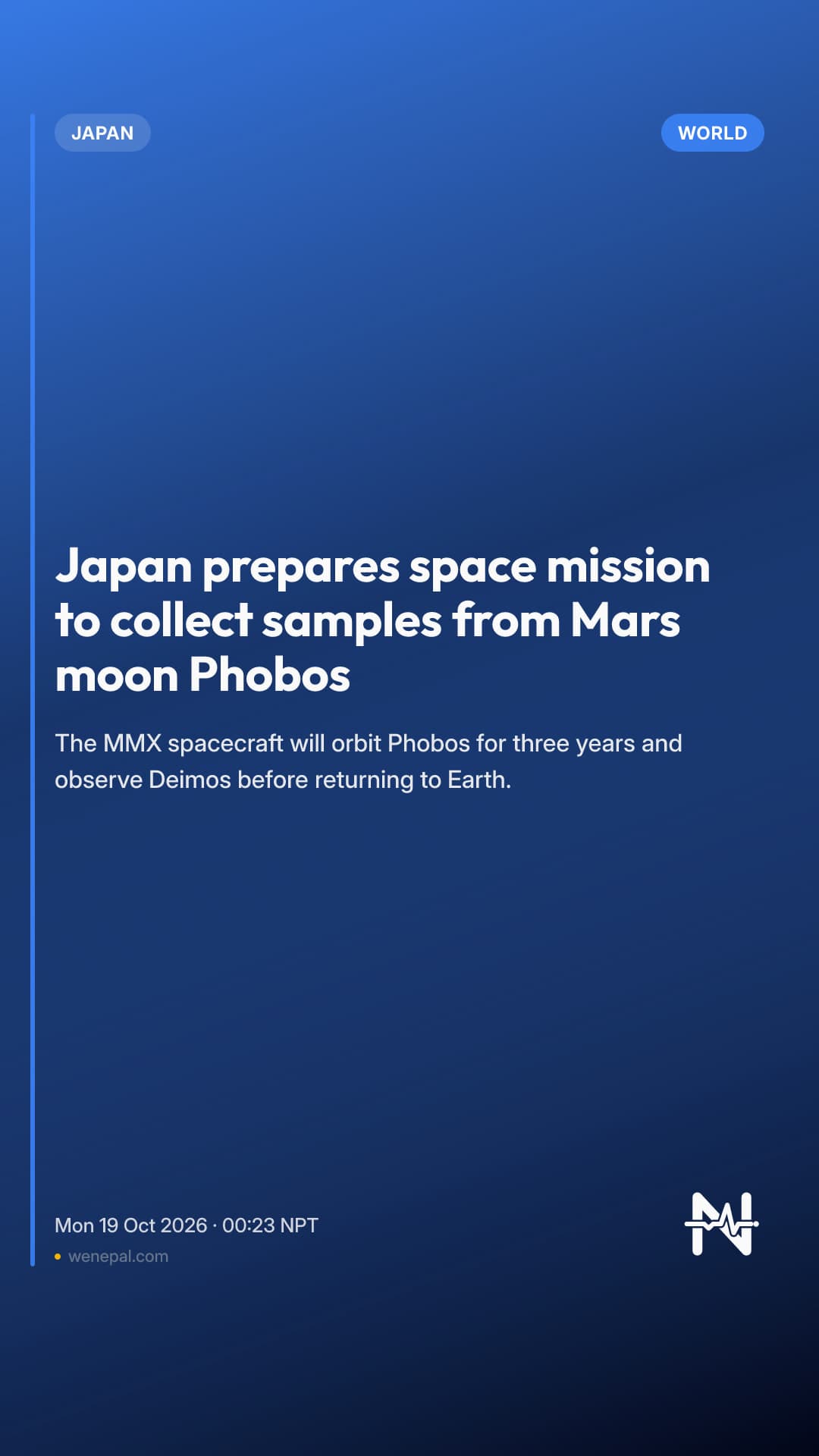 Japan prepares space mission to collect samples from Mars moon Phobos
