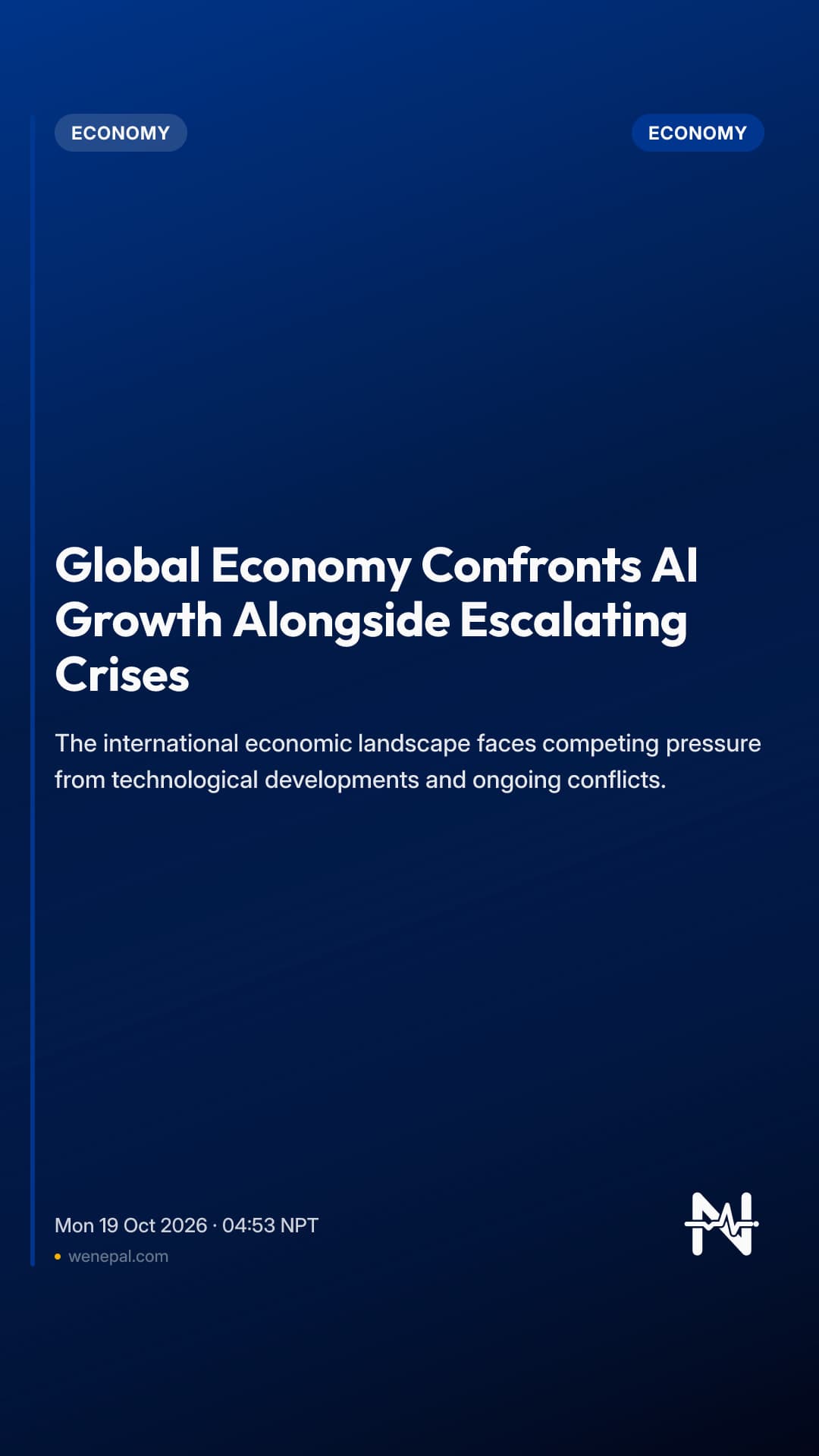 Global Economy Confronts AI Growth Alongside Escalating Crises