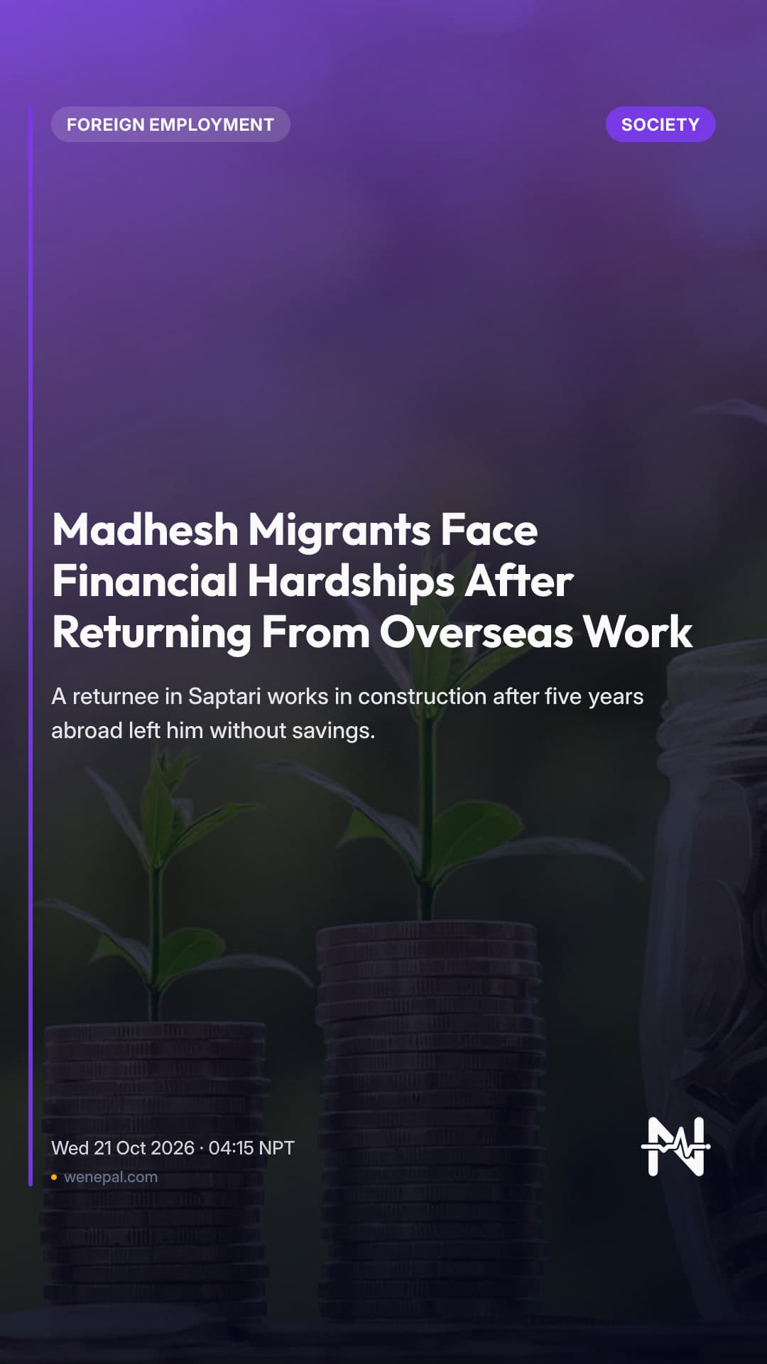 Madhesh Migrants Face Financial Hardships After Returning From Overseas Work