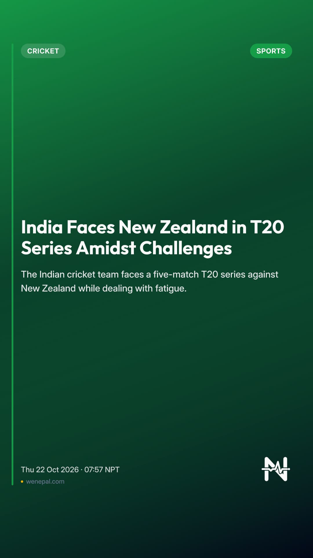 India Faces New Zealand in T20 Series Amidst Challenges