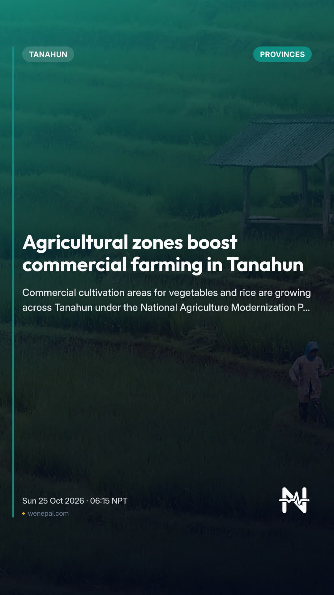 Agricultural zones boost commercial farming in Tanahun