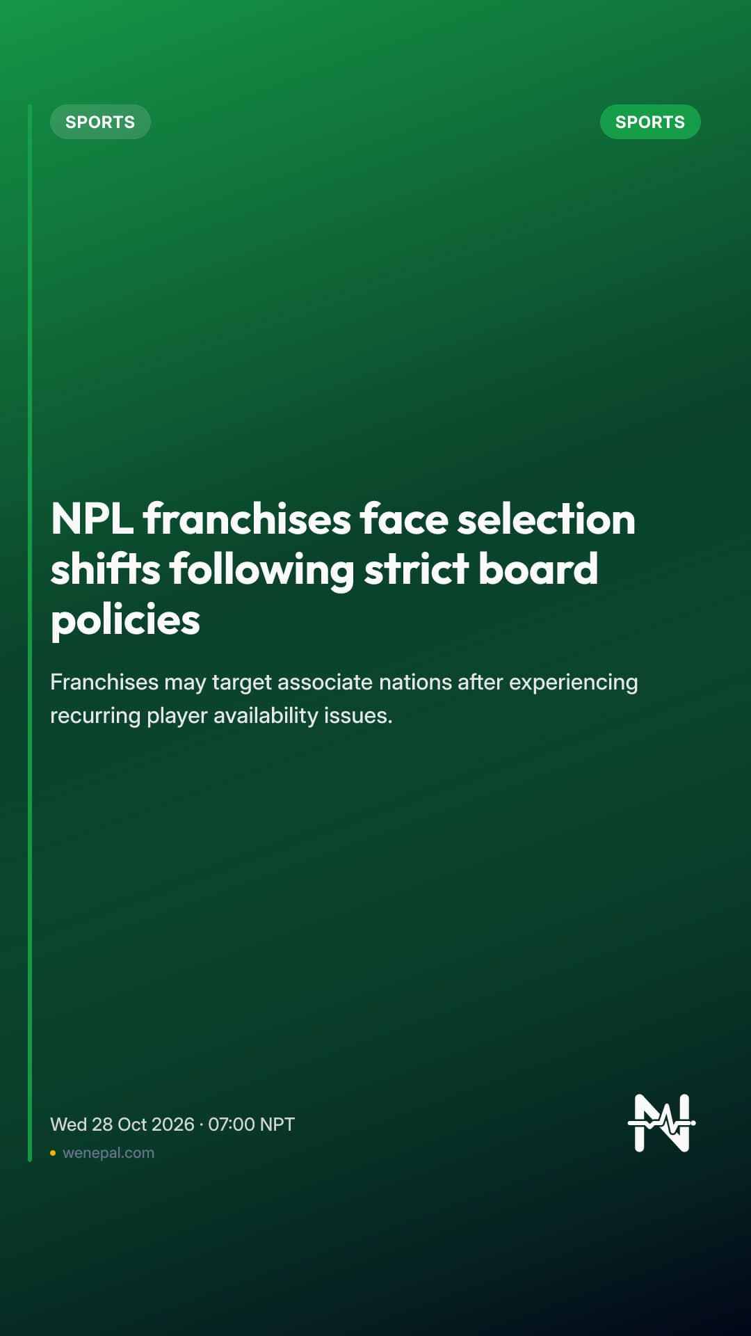 NPL franchises face selection shifts following strict board policies