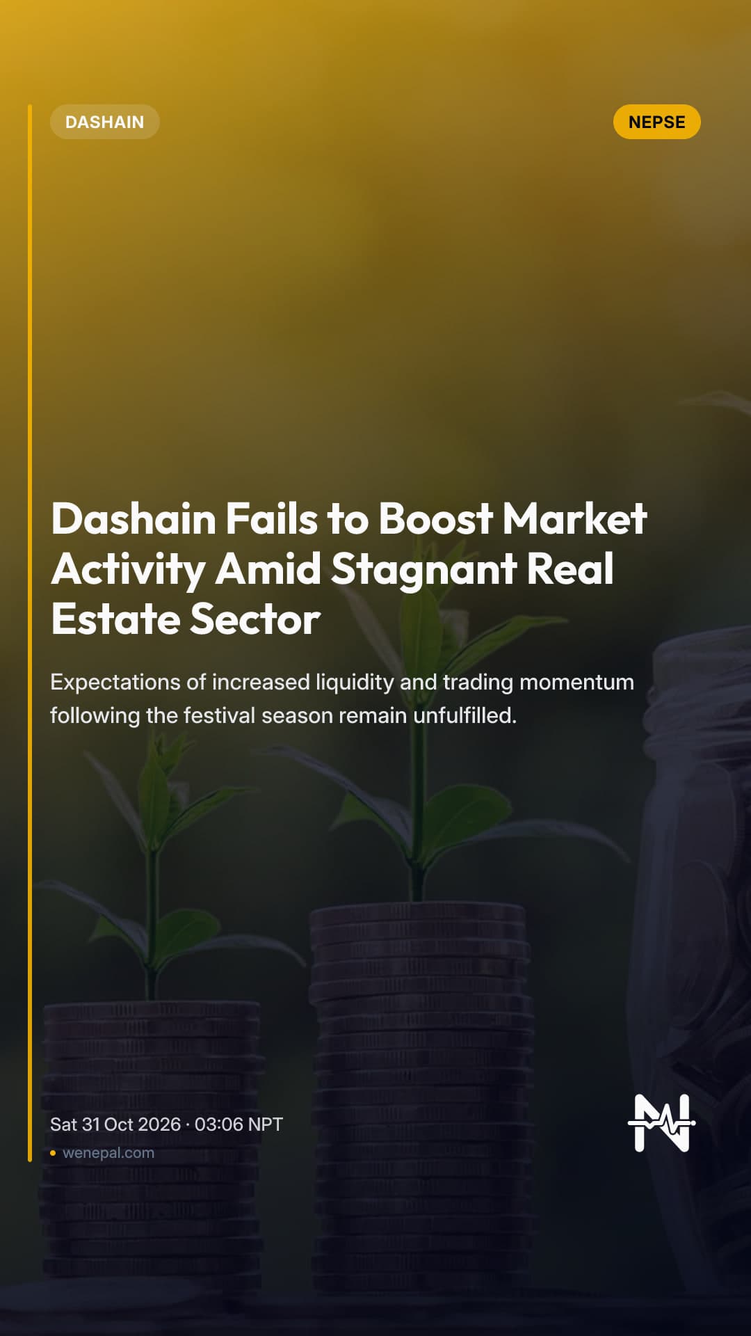 Dashain Fails to Boost Market Activity Amid Stagnant Real Estate Sector