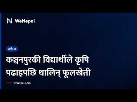 कञ्चनपुरकी कृषि स्नातकले सुरु गरिन् पुष्पखेती व्यवसाय