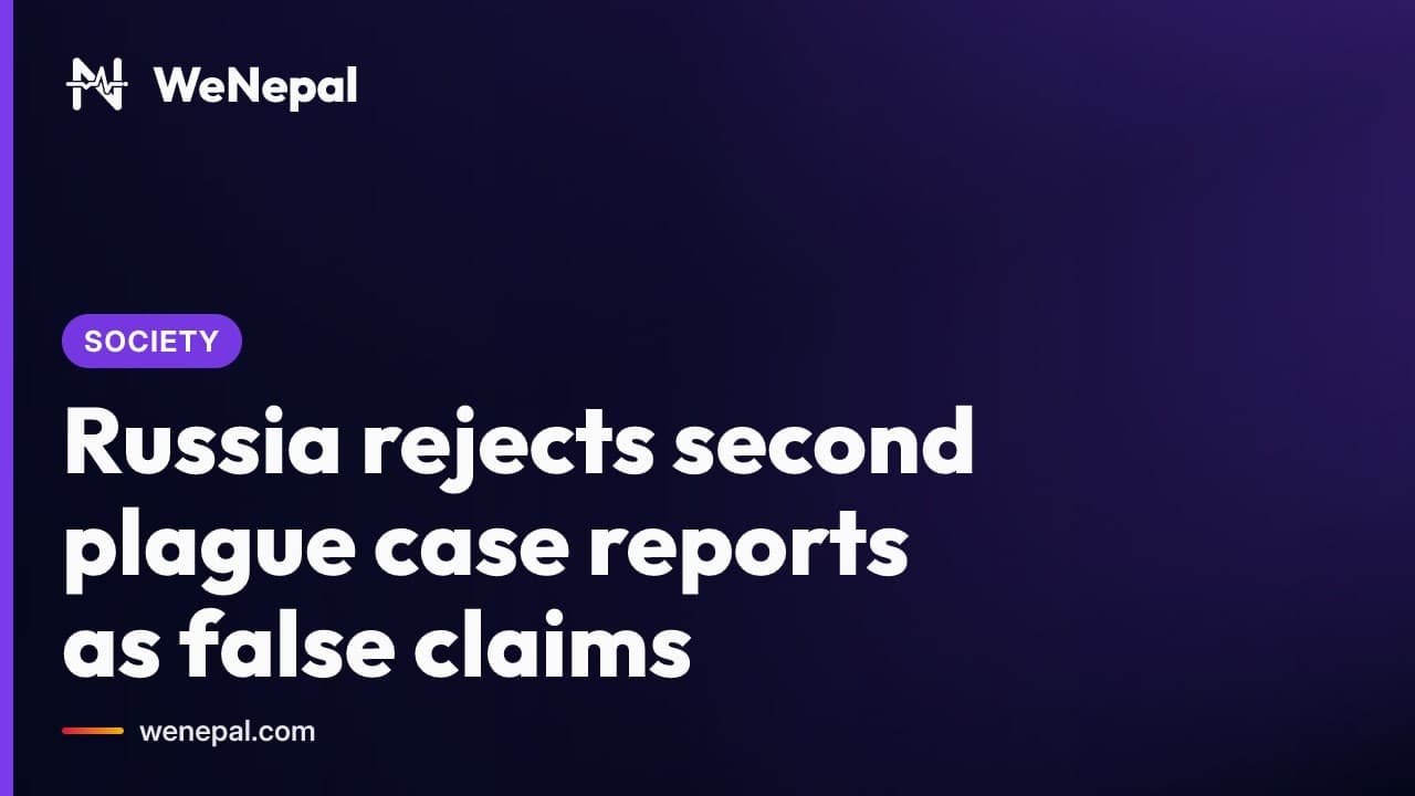 Russia Rejects Reports of Second Plague Case #Shorts