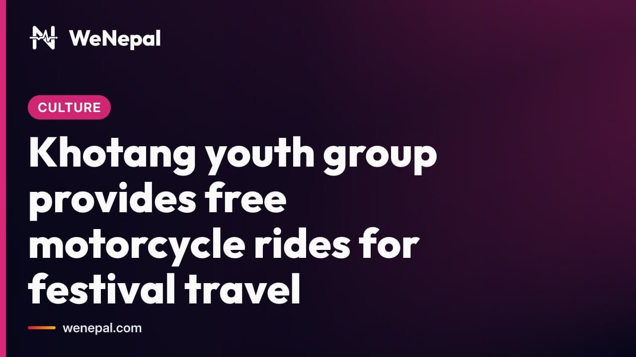 Khotang Youth Offer Free Festival Rides #Shorts