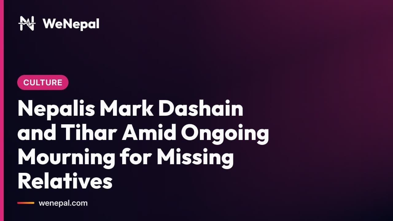 Dashain and Tihar Begin Amid Festival Season Mourning #Shorts