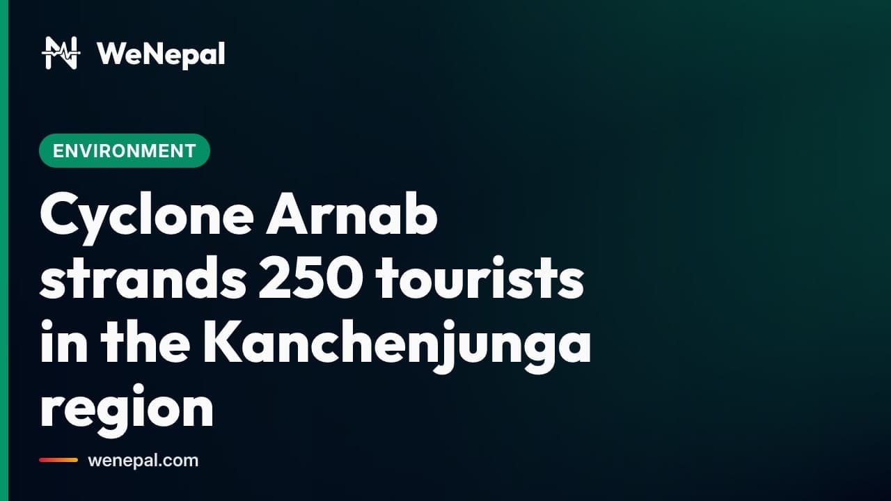 Cyclone Arnab Strands 250 Tourists in Kanchenjunga #Shorts