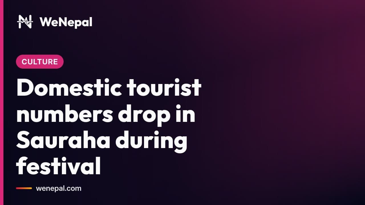 Domestic tourist numbers drop in Sauraha during festival #Shorts
