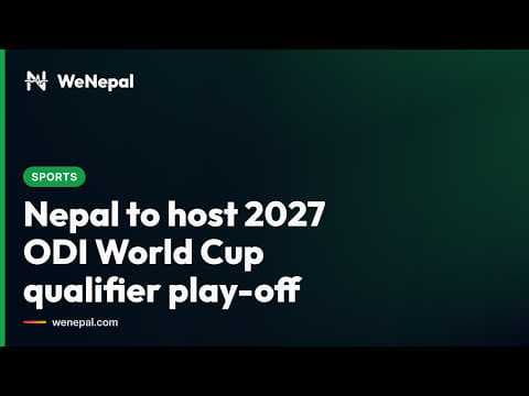 Nepal to Host 2027 ODI World Cup Qualifier Play-Off
