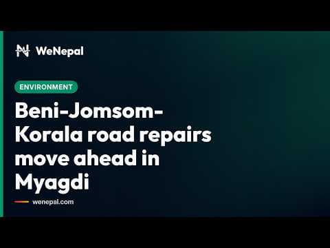 Beni-Jomsom-Korala Road Repairs Advance in Myagdi