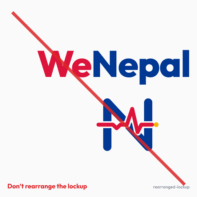 Don’t rearrange the lockup