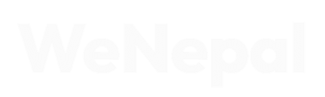 Wordmark, English: White, transparent (shown on crimson)