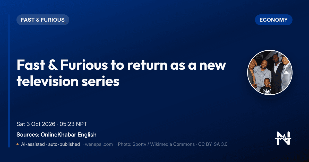 Fast & Furious to return as a new television series