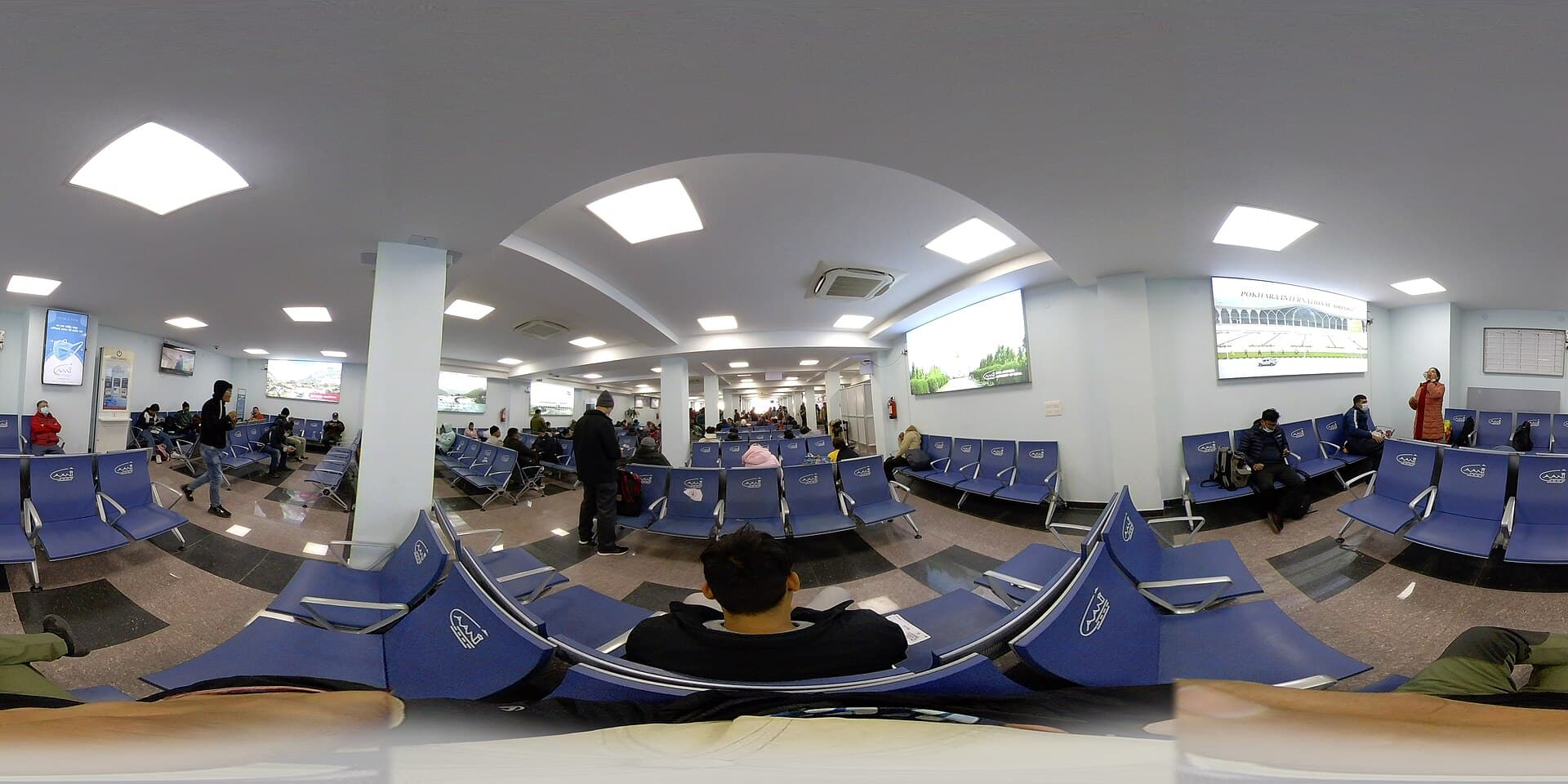 Domestic Terminal at Tribhuvan International Airport.